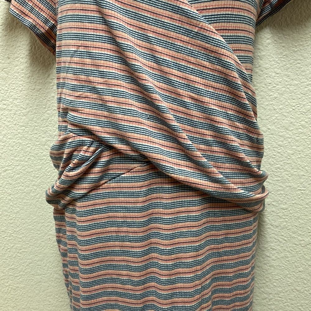 Torrid Multi Striped Ribbed Bodycon Dress 3X - Picture 6 of 7